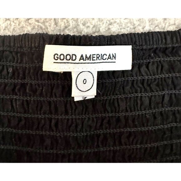 Good American Leopard Print Dress Button Front Puff Sleeve - Picture 6 of 16